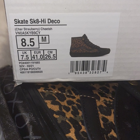 Sk8 hi decon Vans women cheetah print - Picture 5 of 6